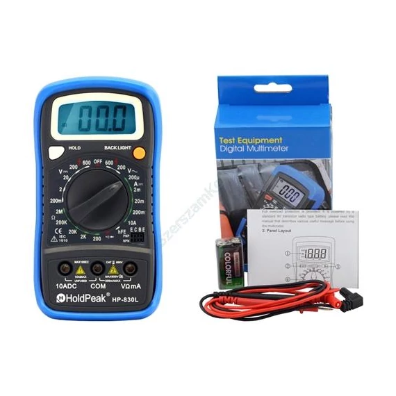 Multiméter digitális Holdpeak 830L (111312)