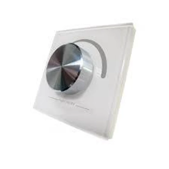 Led dimmer fali (sülly) forgatógombos RF fehér akkumu.(SL-2501NEA,SL-2501NS- val) (SL-2805R-W)