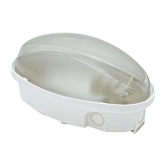 Fanton ovális E27 60W IP65 fehér-fekete (62720-1)