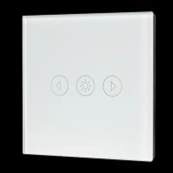 Üveg kapcsoló fehér dimmer WI-FI Smart érintős (195012/WH)