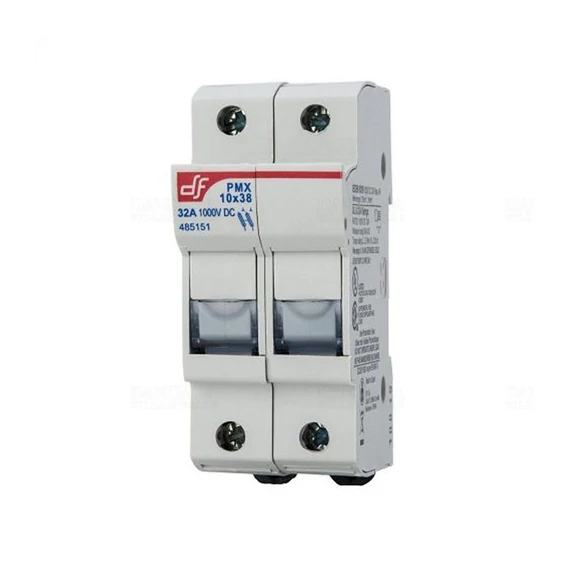 Szakaszoló PMX-10 10x38mm bisztihez aljzat PV 1000V df 2P (485151)(2583)