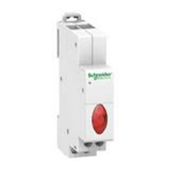 Sorolható jelzőlámpa LED 400V AC 0.5W piros 1M Acti9 iIL Schneider (A9E18327)