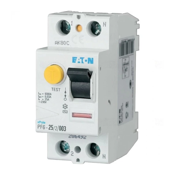 EATON Fi-relé 2P 25A 30mA A-típus PF6-25/2/003-A (112921)