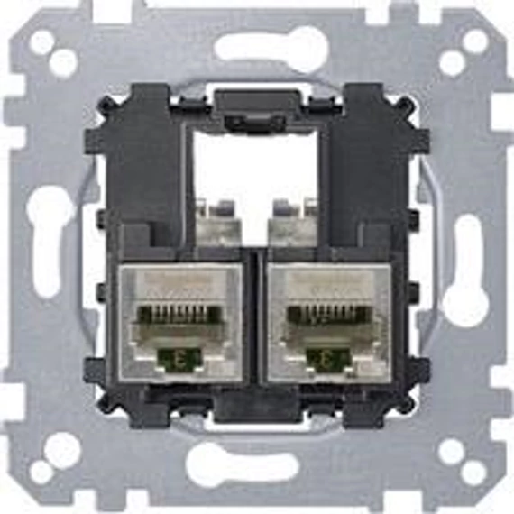 MERTEN 2xRJ45 Cat5e STP aljzat MTN4575-0012 Schneider