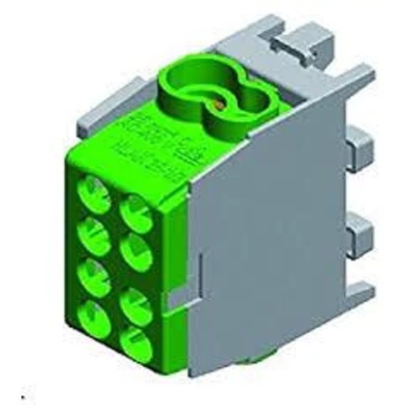 Sorkapocs zárt zöld-sárga, HLAK25-1/2m2, müa.alj, fővezetéki 2x25mm2+2x16mm2 (321436)(2080138)