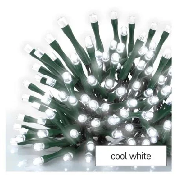 Karácsonyi fényfüzér 12m 120LED IP44 időzítő hideg (D4AC03) 