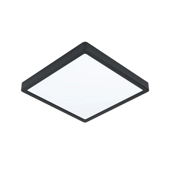 LED fk. lámpa 20W 28,5x28,5cm 3000K 2400lm fekete Fueva5 (99245)