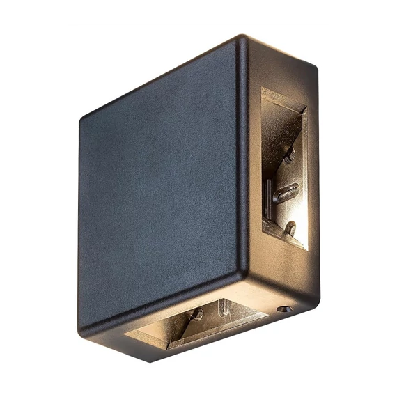 Kültéri LED fali fekete 6W Lippa (7317)