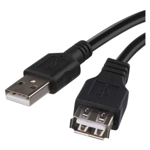 USB kábel 2.0 A – A/F csatlakozó 2m (S70201)