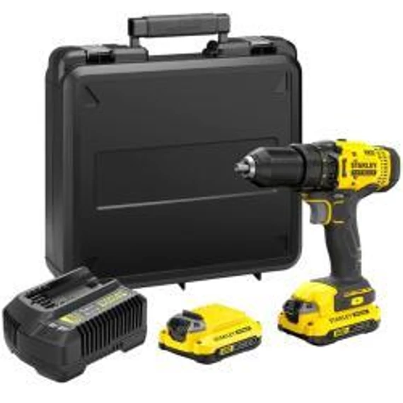 Stanley FatMax V20 Akkus Fúró-csavarozó 2x1.5Ah akkumulátor + koffer (SFMCD700C2K)