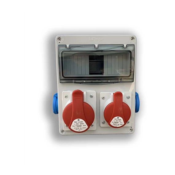 Ipari kombi 2x230V+1x5P16A+1x5P32A+ablak(4-8mod) (EG2-3Ü-1)