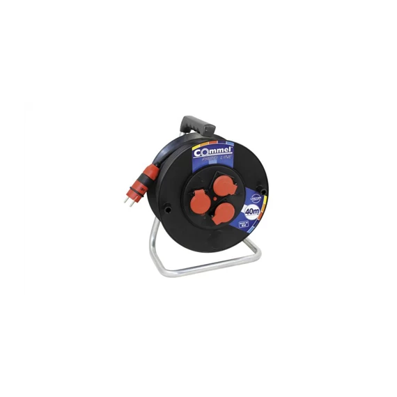 COMMEL Kábeldob Profi Line H07RN-F 3G2,5/40m - PVC, 1f, 16A 250V 3500W IP44  (200-360)