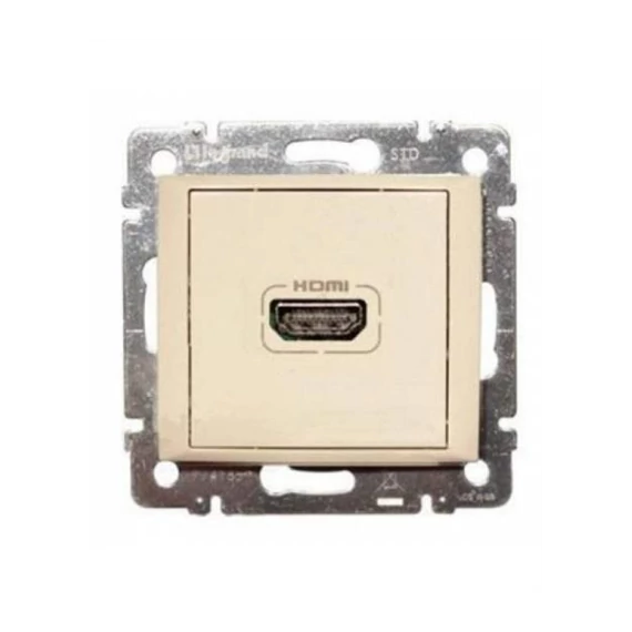 Valena HDMI betét fedéllel címketartóval elefántcsont (774185)