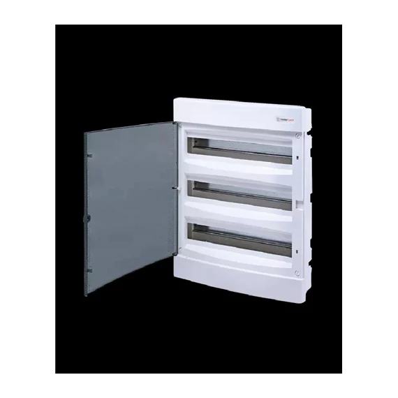 Kiselosztó süllyesztett 54 modul (3x18), fehér ajtó, IP40, IT (THP-U3x18CW IT)