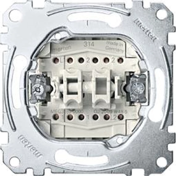 Mert.N106+6 nyomógombos váltókapcs.1P (3159-0000)