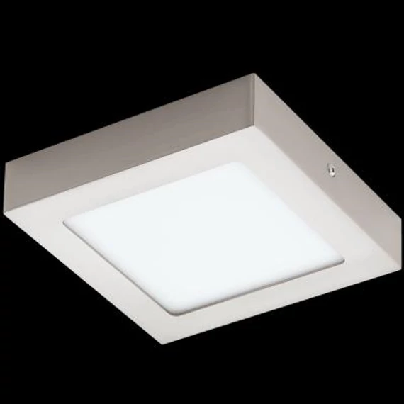 Mennyezeti led lámpa 10,95W mattnikkel 1200lm Fueva 17cm szögletes 