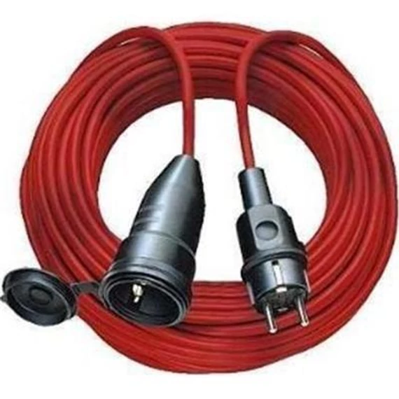 Hosszabbító 20m 3x1,5mm2 gumi piros (1162140)