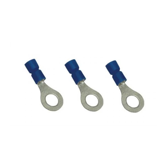 Szemes saru 2,5mm2 12x6,4mm kék (KSZ6)
