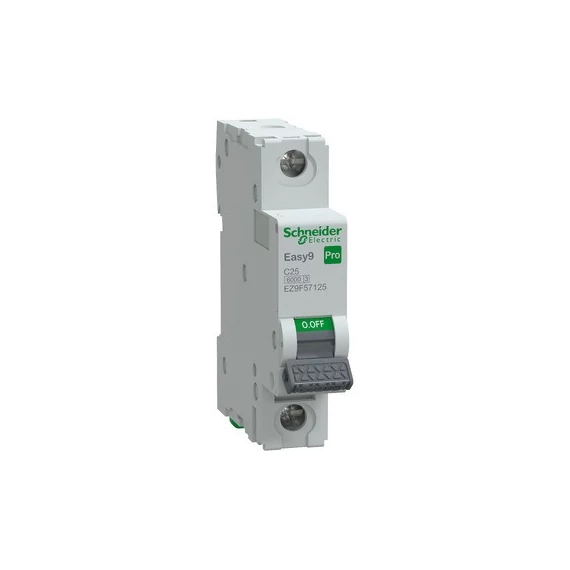 EASY9 PRO Kismegszakító 1C 25A 6kA Schneider (EZ9F57125)