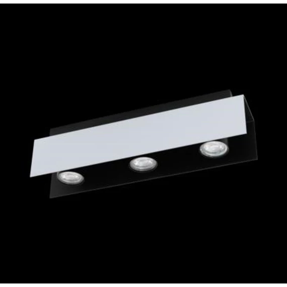 Mennyezeti LED lámpa GU10 3x5W feh/fek Viserba (kifutó)