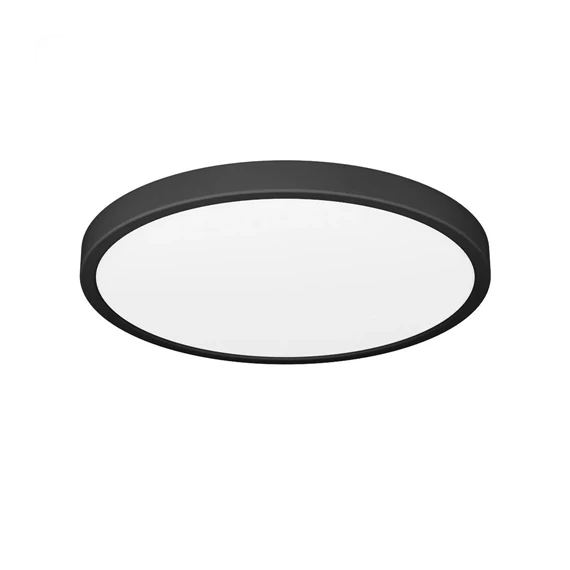 Menny. LED CCT 28cm 14,2W 2000lm fekete IP44 Fueva6 (901326)