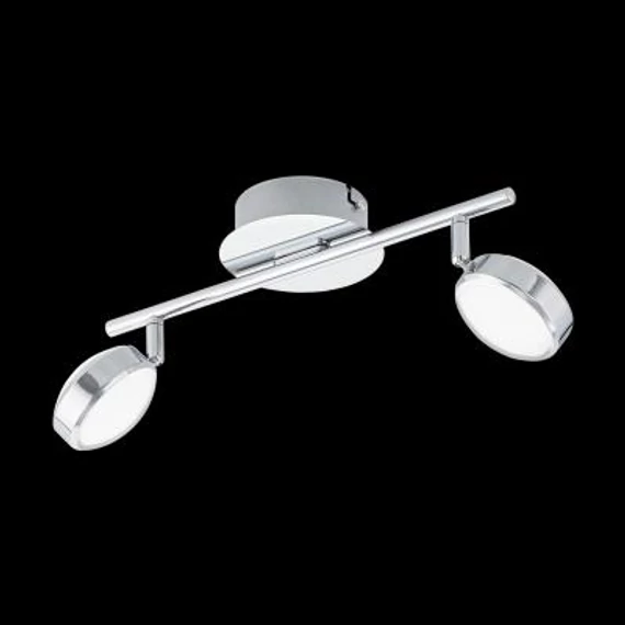 Lámpa LED fali/menny. 2x5,4W króm/szat. Salto 