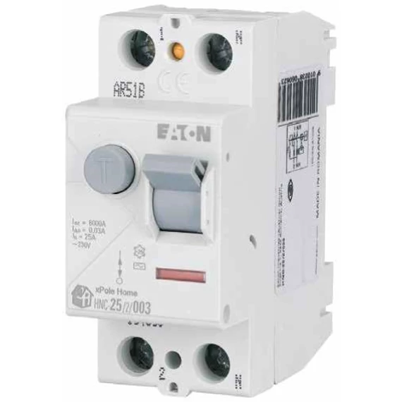 EATON Fi-relé 2P 25A 0,03A analóg HNC-25/2/003 AC-típus (194690)