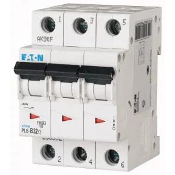 EATON kismegszak. 3P 32A C 6kA PL6-C32/3 (286604)