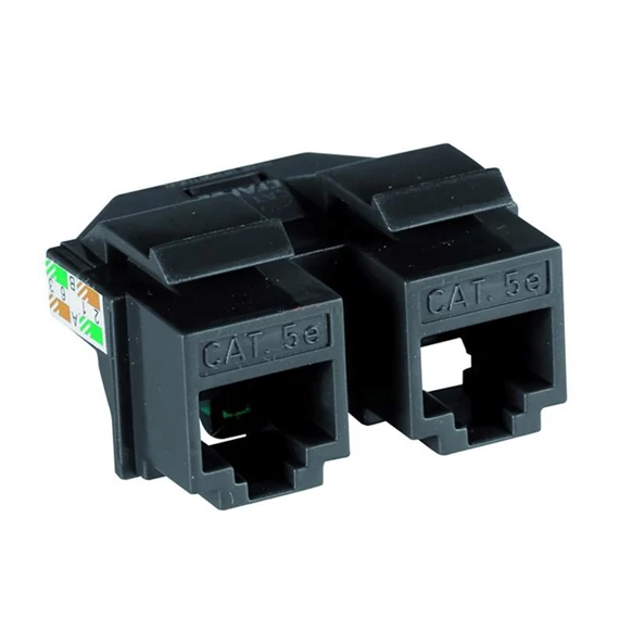 Logus RJ45 Cat5e UTP dupla csatlakozó