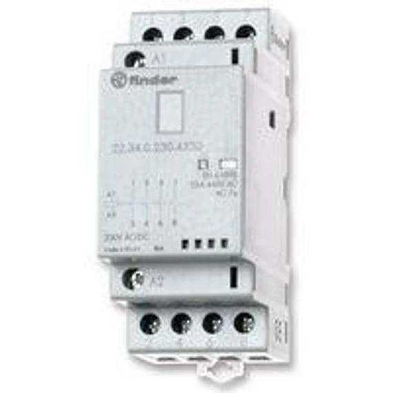 Mágneskapcsoló 4P 25A 2z-2ny 230V AC/DC Finder (22.34.0.230.4620