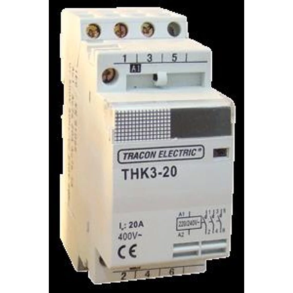Mágneskapcsoló installációs 20A 3z.(THK3-20)