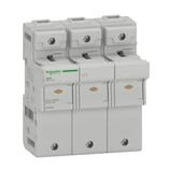 Biztosítós szakaszoló sorolható 6M 22x58mm 3P 125A 690V kalapsínre IP20 Acti9 SBI Schneider (A9GSB392)