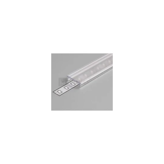 Led szalaghoz alu profil fedél 14mm víztiszta klikk 
