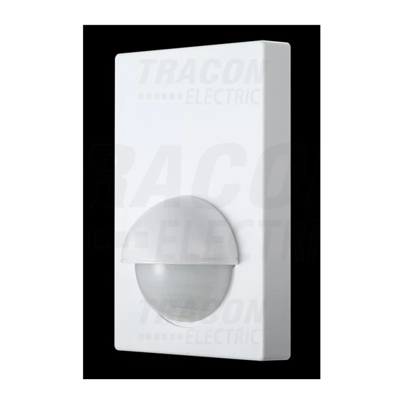 Mozgásérzékelő fali,lapos fehér 180°,1-12 m,IP44 (TMB-016)