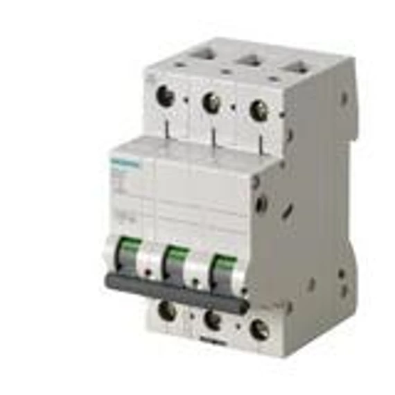 Kismegszakító 3P 16A D-jelleg 400V AC 10kA/60898 10kA/60947 SENTRON SIEMENS