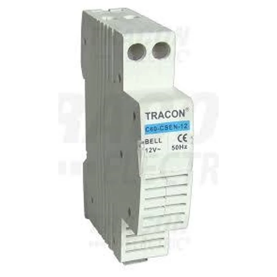 Csengő trac. 1P sínre 12V (C60-CSEN-12)