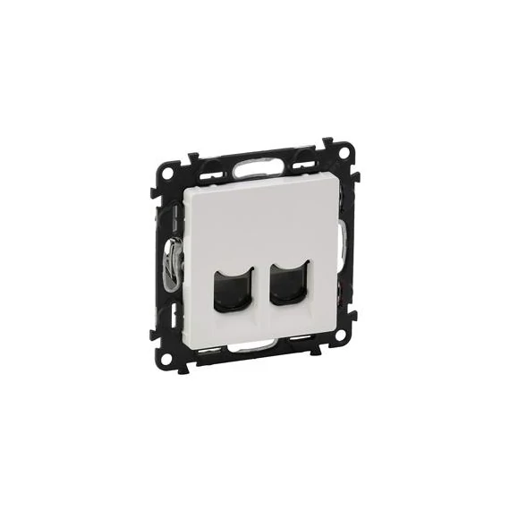Valena Life 2xRJ45 Cat.5e UTP aljzat fehér (753141)