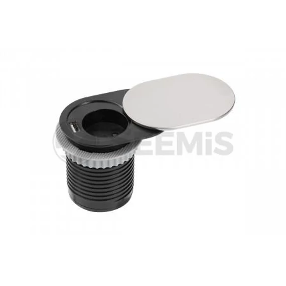 Asztali töltő aljzat MINI GTV AE-BPW1S1UCH-53 Süllyesztett , 1xSCHUKO, 1 USB 2,4A, 1,9m
