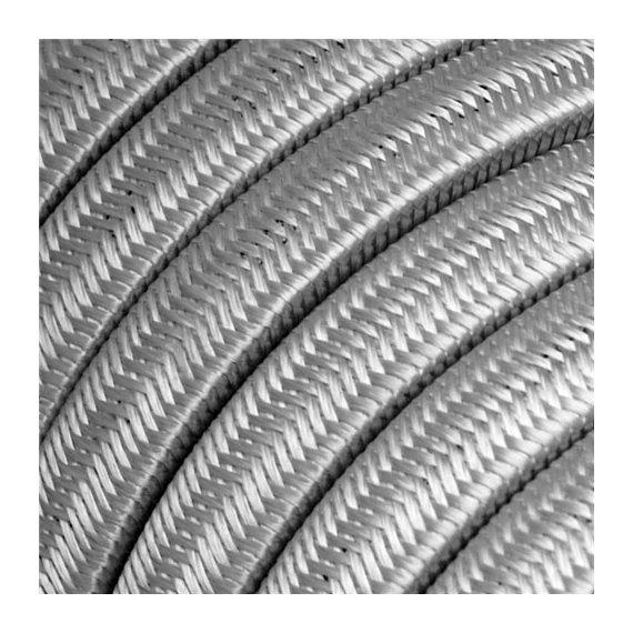 Textilkábel ezüst 3x0,75mm MTK  