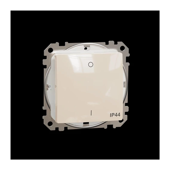 Új Sedna 102 kapcsoló bézs sülly. IP44 (SDD212102)