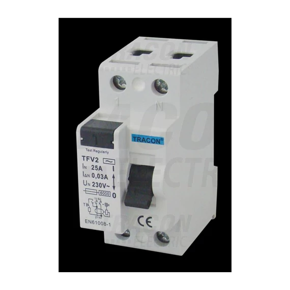 Fi-relé Trac.2P 40A 300mA (TFV2-40300)