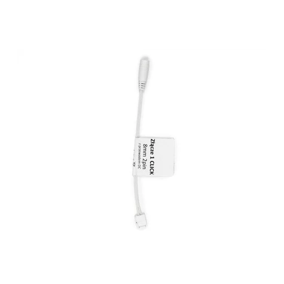 LED line LED strip CLICK CONNECTOR single 8 mm 2 PIN with a cable for the DC socket (LL-243530)