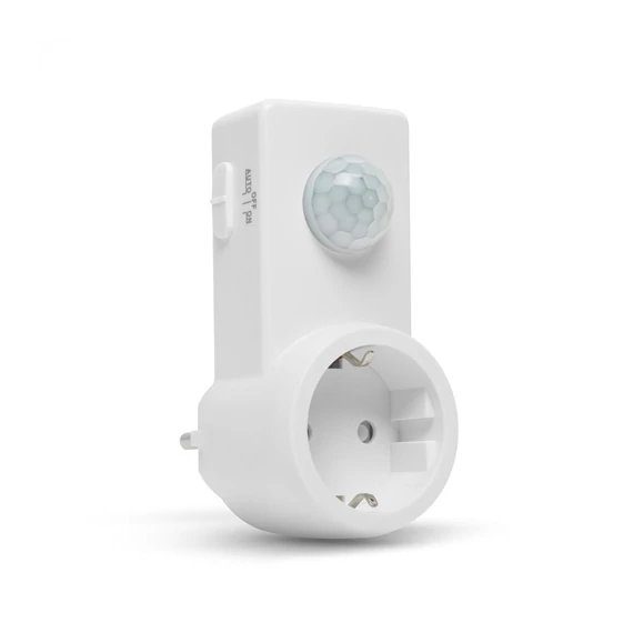 Mozgásérzékelő konnektor 120° 10m 1200W IP20 (18697)