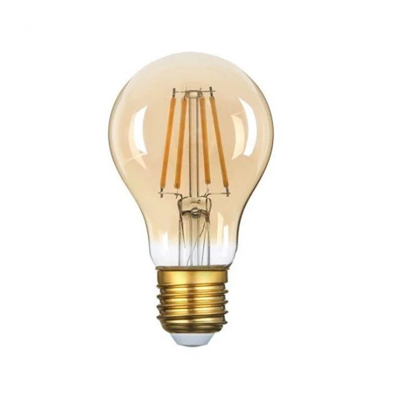 LED gömb, E27, A60, 8W, 2700K, 810lm, dimmelhető aranyozott Filament Optonica  (SP8-A9)