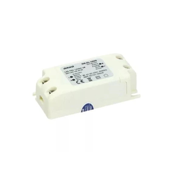 LED tápegység 6W 12V AC/DC 500mA IP20 (OR-ZL-1609)