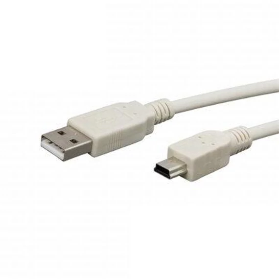 USB 2.0 A dugó-mini B dugó 1,8m (20133)