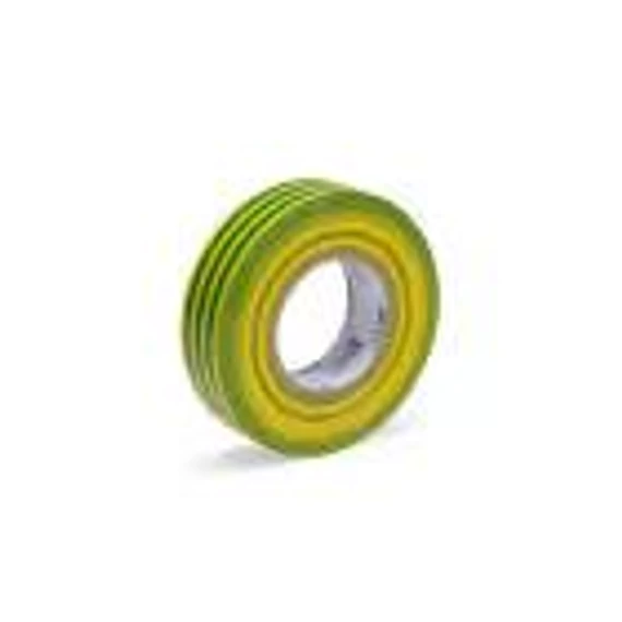 Szigetelőszalag 19mmx20mx0,15mm zöld/sárga TRADEFORCE SN184529 (0001280086)