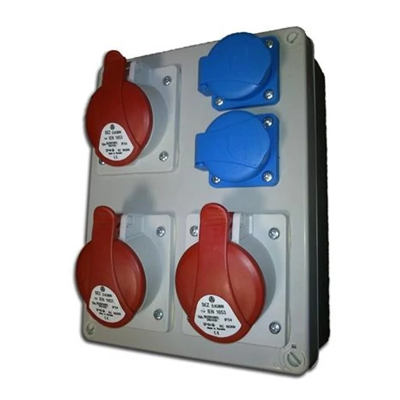 Ipari kombi 2x230V+3x5p32A (EG3-7Ü)