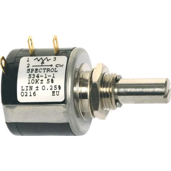 Potenciométer többfordulat 10k 2W huzal 534B1103JCB