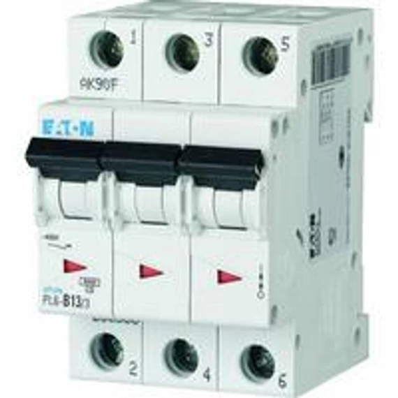 EATON kismegszak. 3P 13A C 6kA PL6-C13/3 